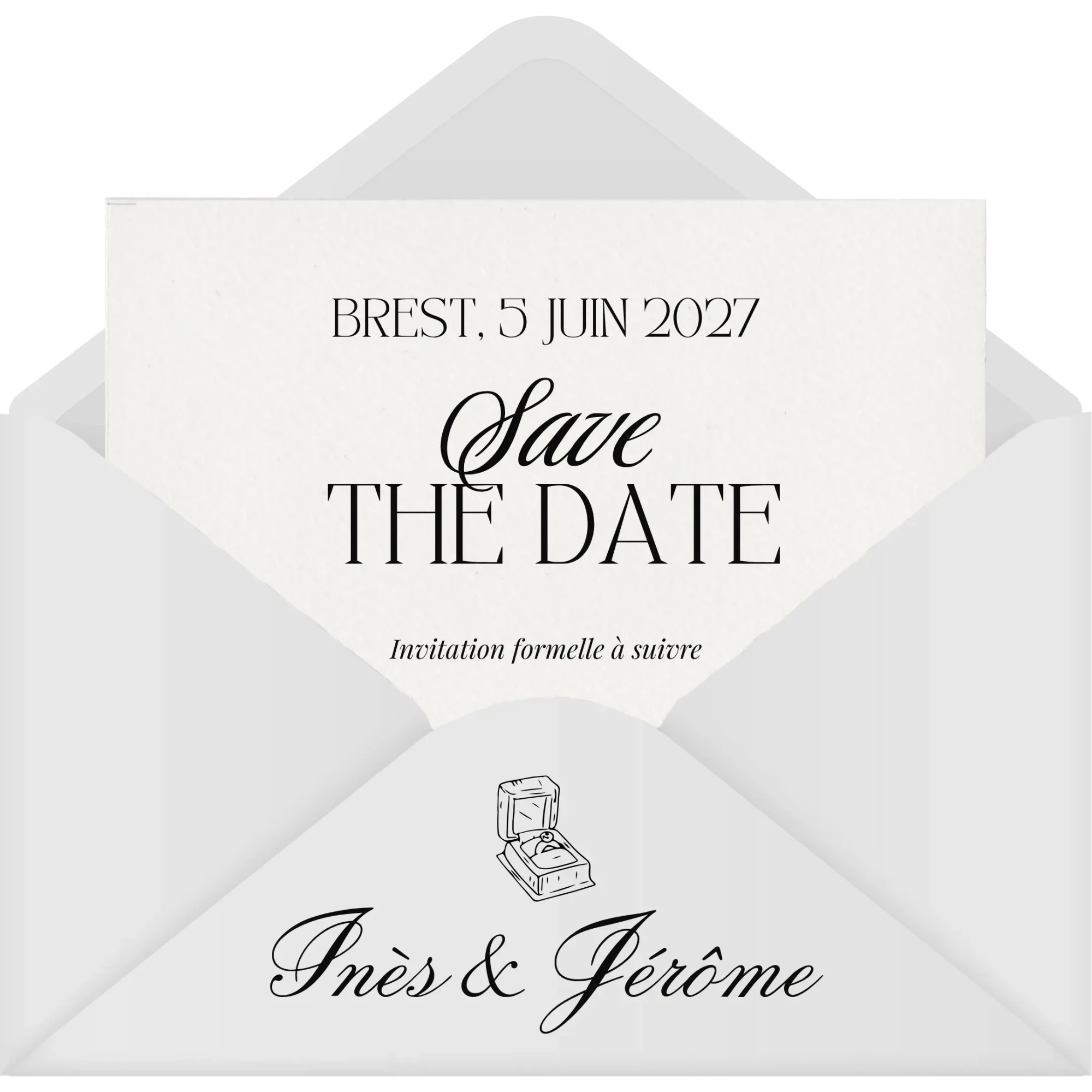 Save the date Ines et Jerome